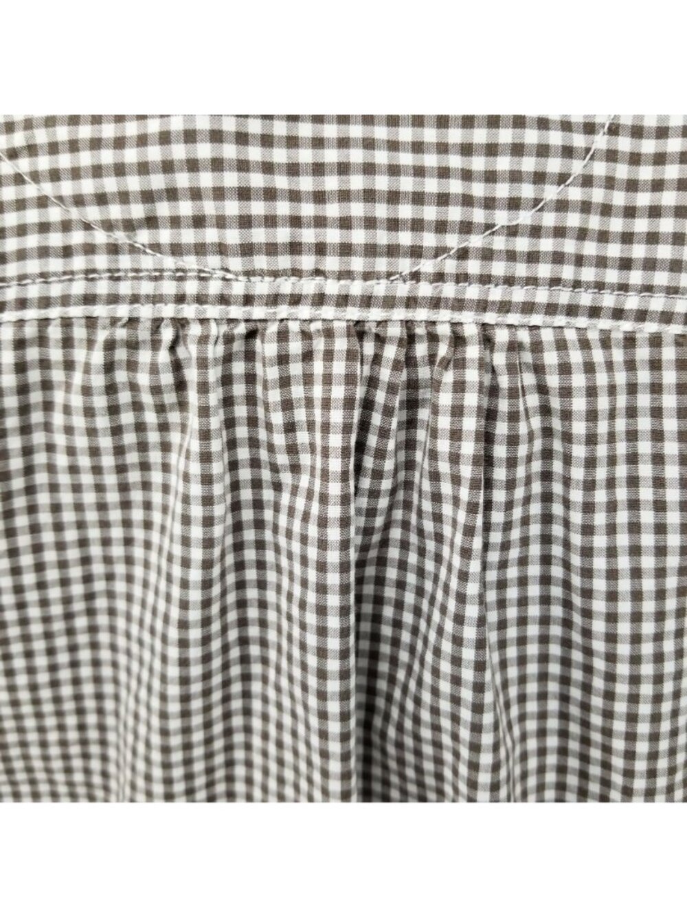 Lauren Ralph Lauren Shirt Womens Large Brown Plaid Button Up Long Sleeve - Picture 9 of 10